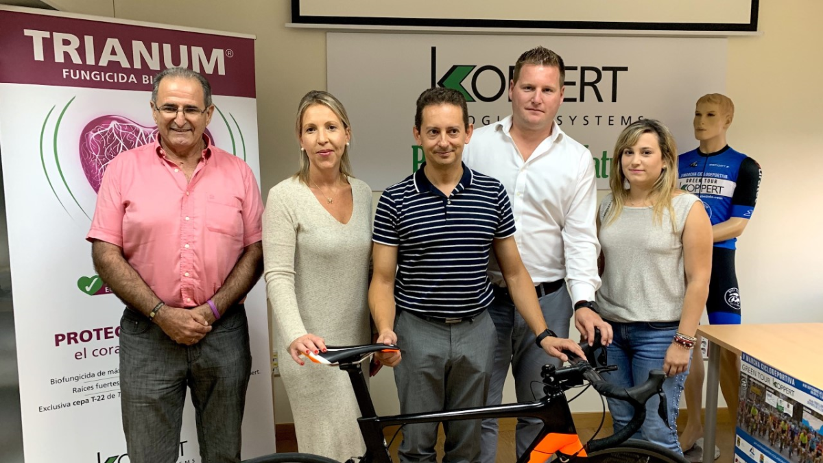 Presentación en Koppert de la carrera ciclista del Poniente almeriense.