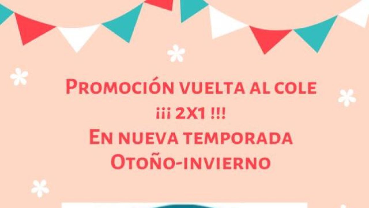 promoción 2x1 vuelta al cole en Mico Moda infantil