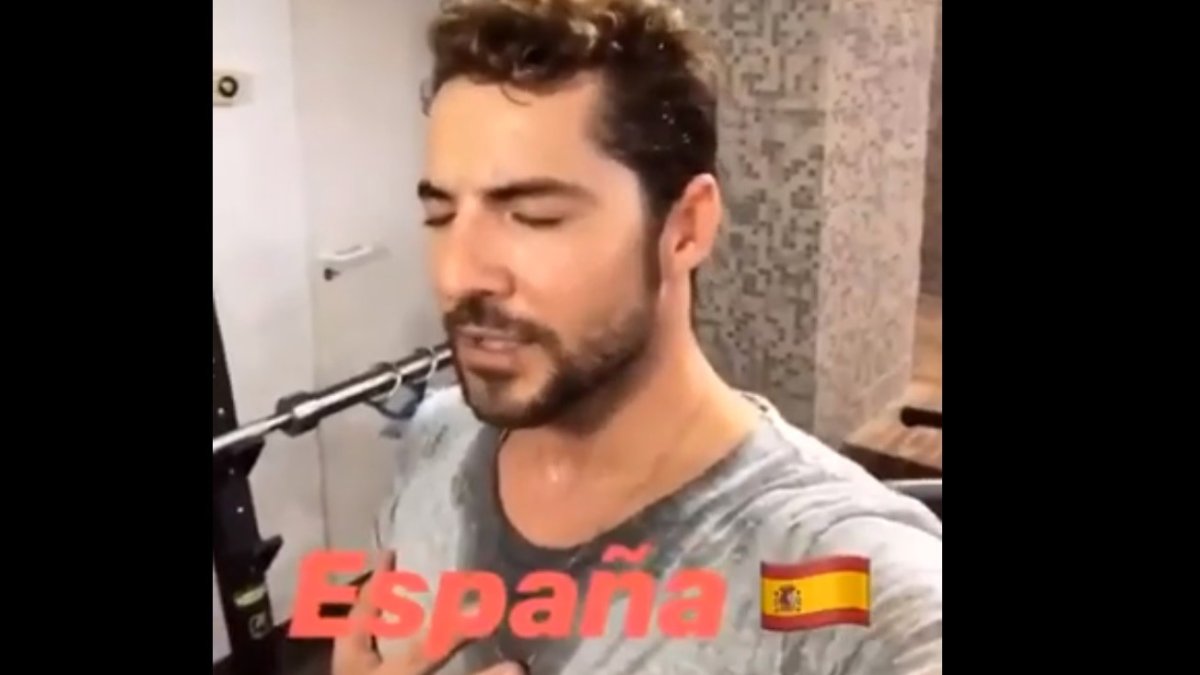 David Bisbal, en una captura del vídeo.