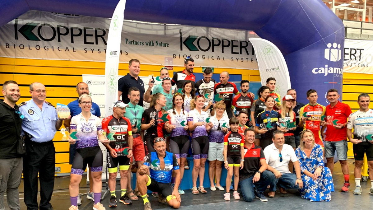 Los ganadores en las diferentes categorías.