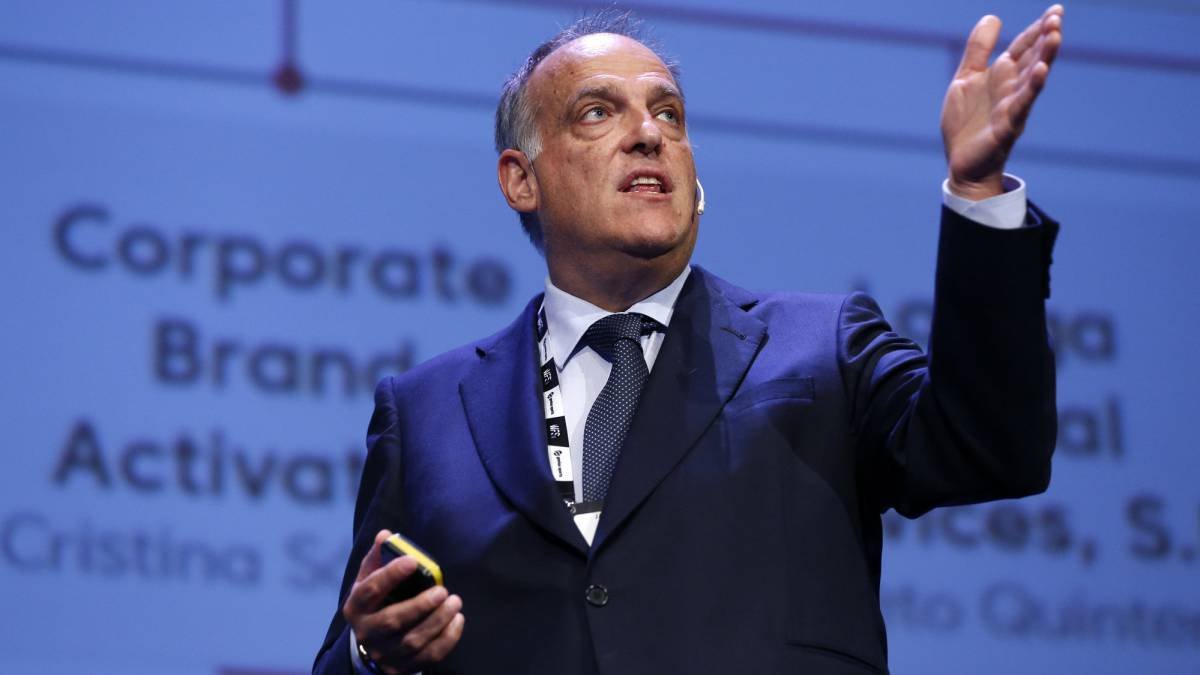 Javier Tebas, presidente de la LFP.