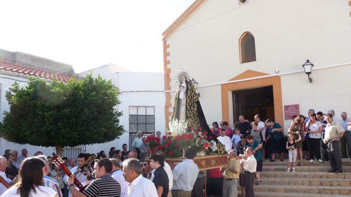 Fiesta de Urcal en honor a su patrona la Virgen de los Dolores en una edición anterior.