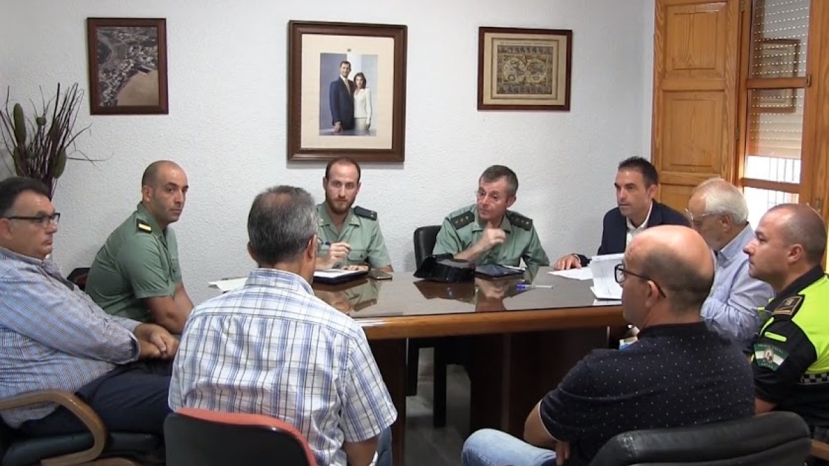 Cumbre de seguridad celebrada en Antas semanas atrás.