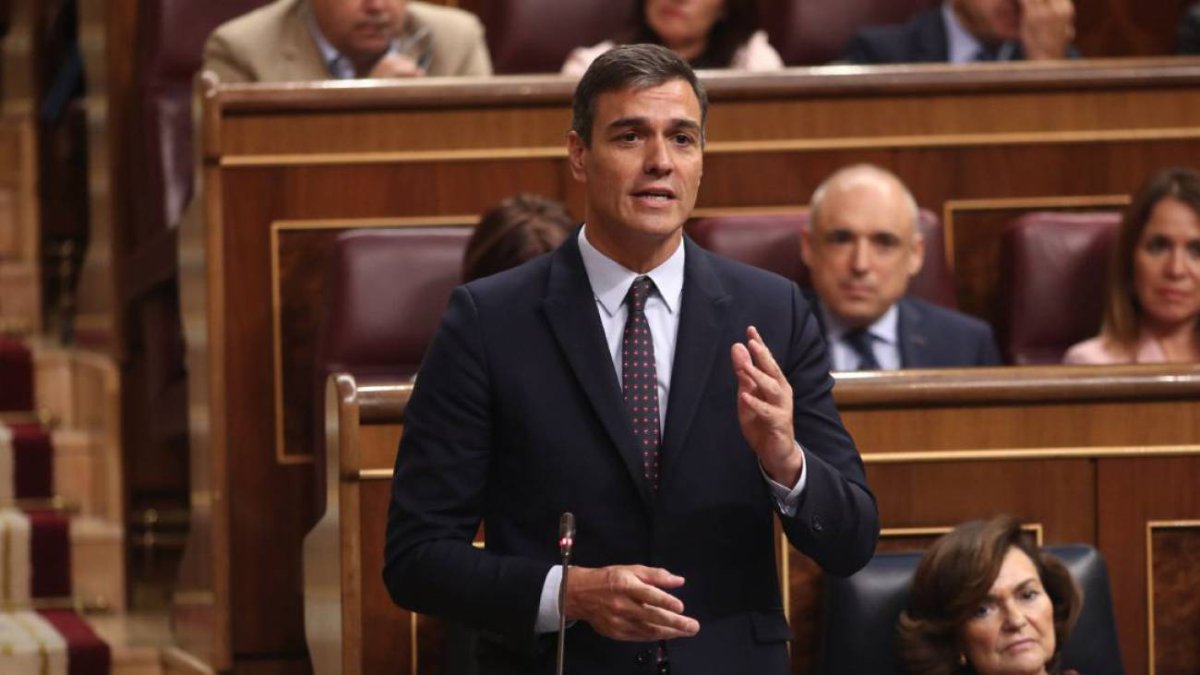 El presidente del Gobierno en funciones, Pedro Sánchez.