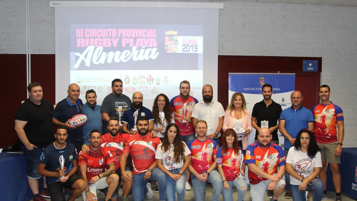 Los campeones de la playa.