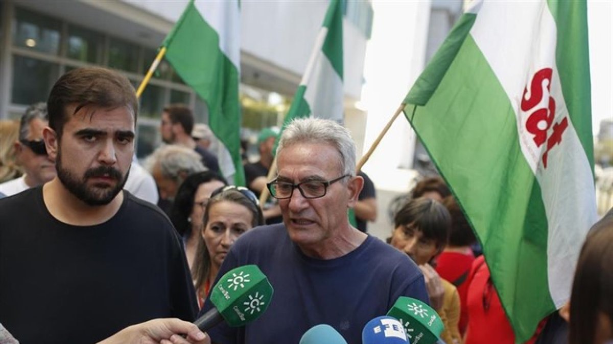Óscar Reina y Diego Cañamero en una imagen de archivo.