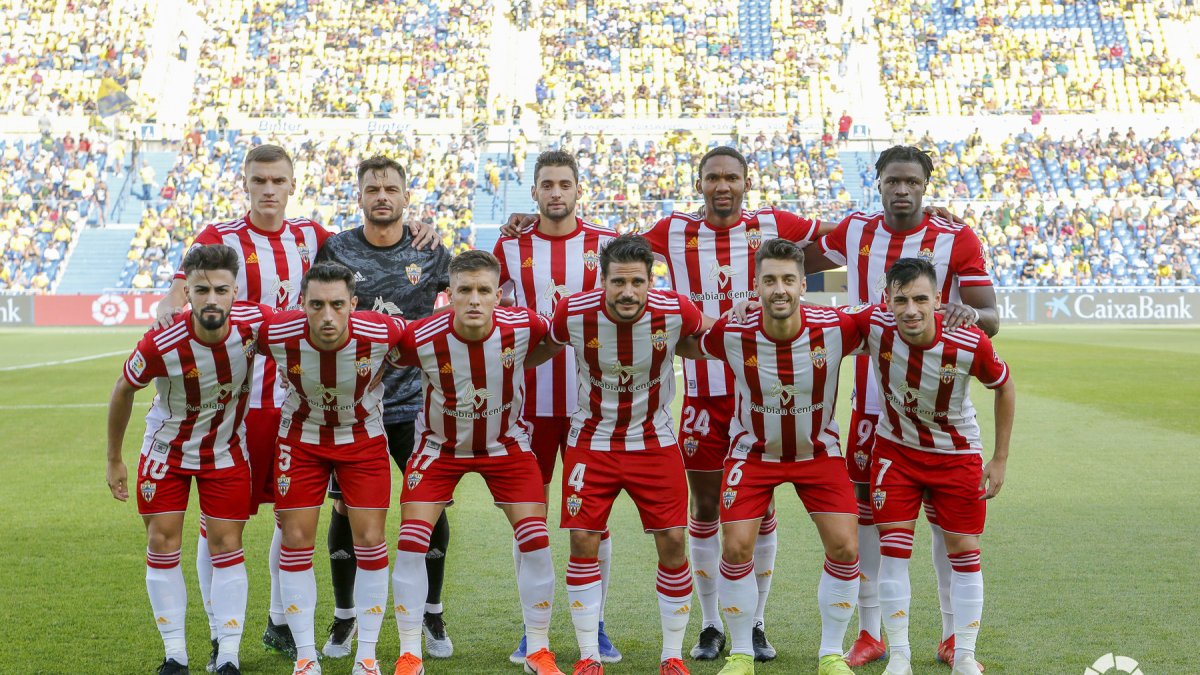 El once del Almería.