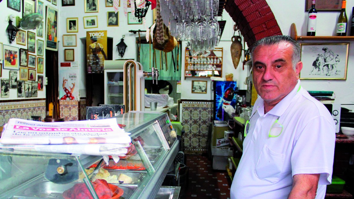 Ramón Belmonte llegó al bar Bahía de Palma en el año 2005.