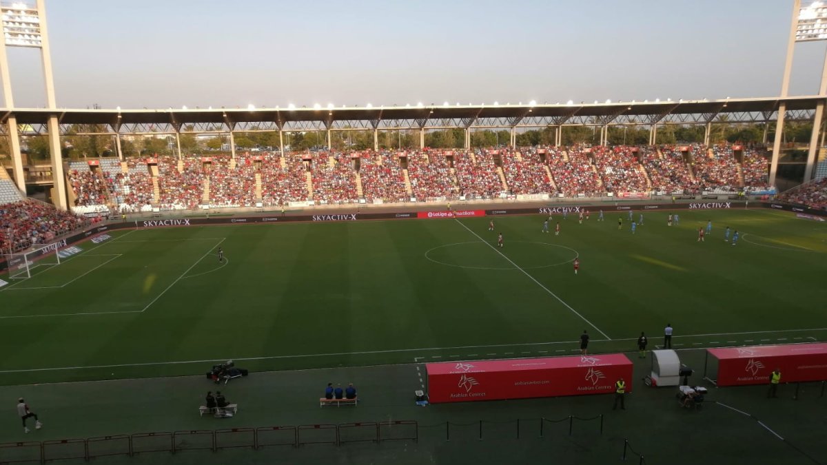 Gran ambiente este martes en el Estadio de los Juegos Mediterráneos.