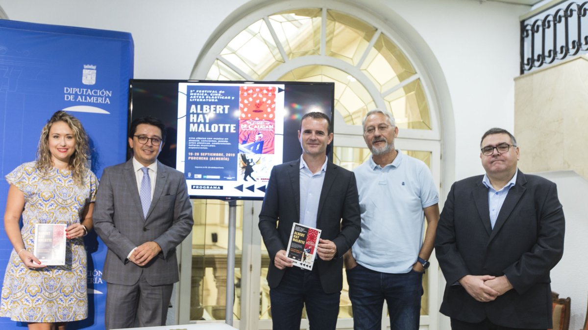 Presentación de la segunda edición del Festival Albert Hay Malotte, ayer en Diputación.