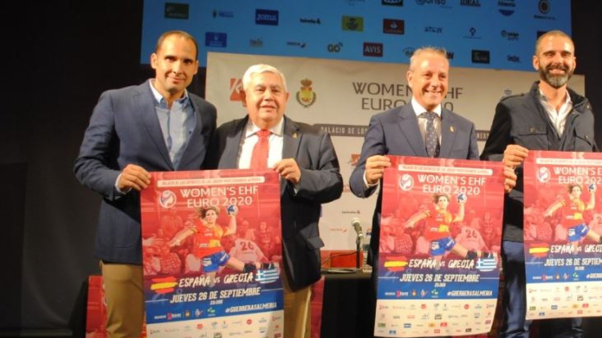 Sebas Fernández en la puesta de largo del partido internacional.