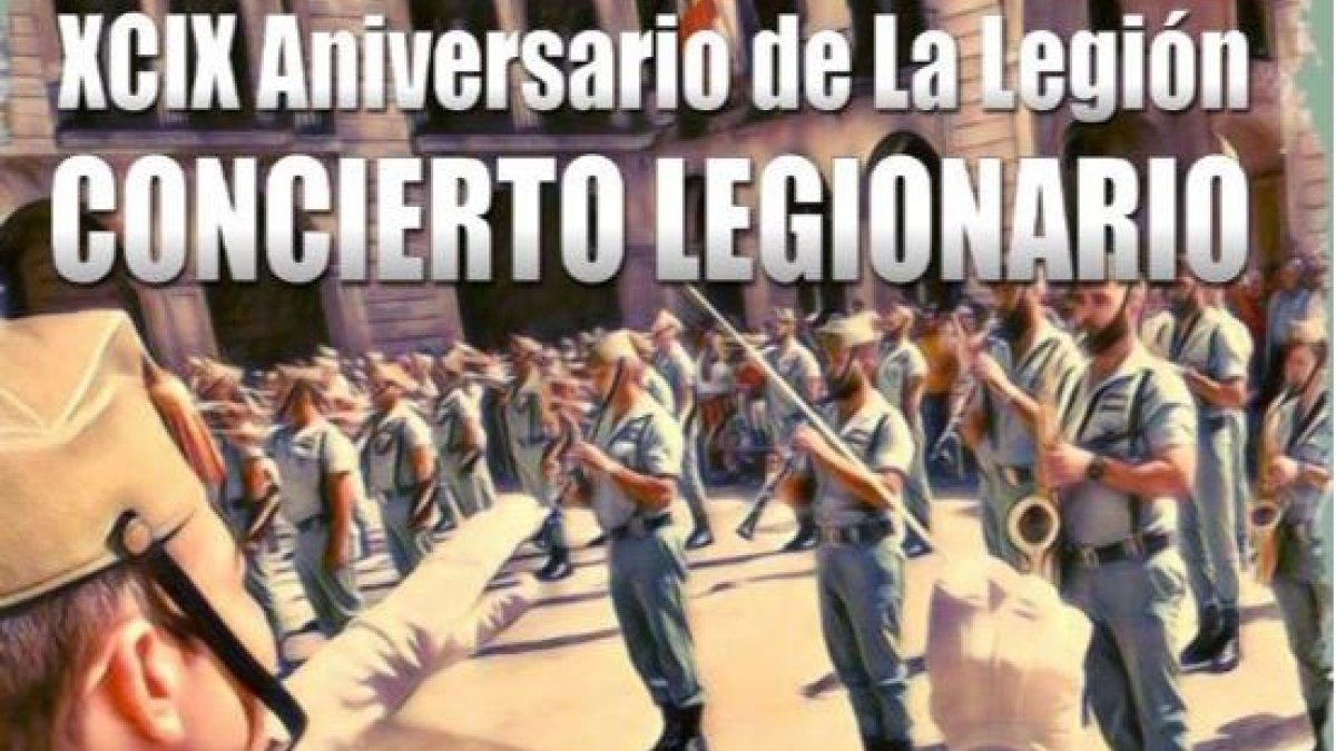 Cartel anunciador del concierto.