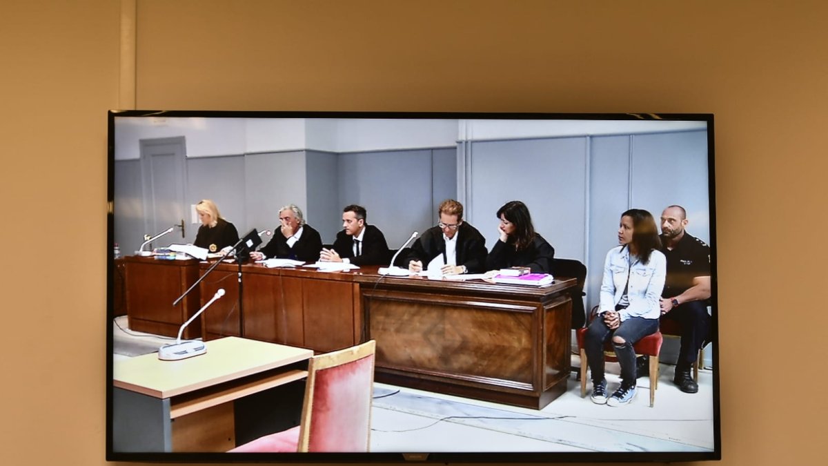 Momento de la lectura del veredicto en la Audiencia Provincial.