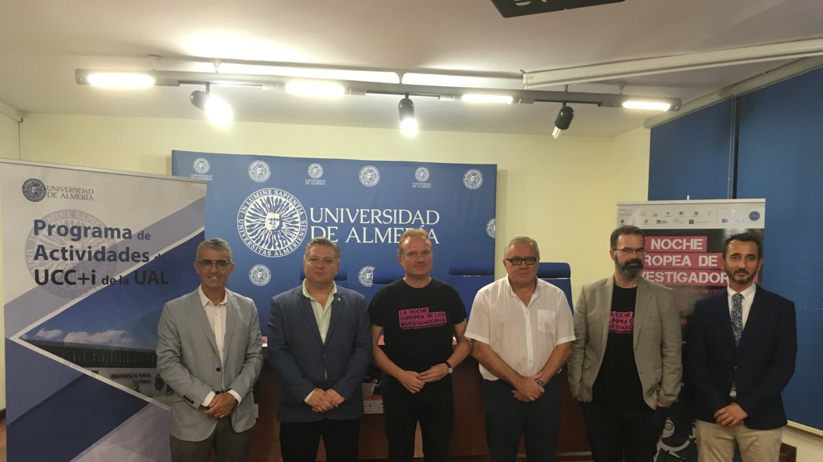 Este lunes se ha presentado La Noche Europea de Los Investigadores en la Universidad de Almería.