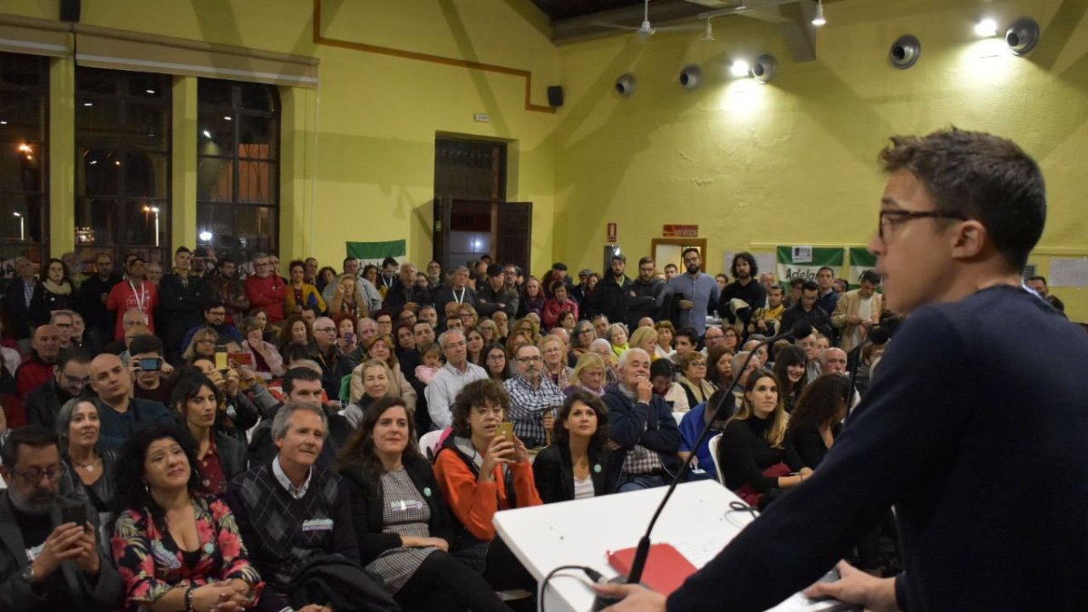 Acto con Errejón en Almería.