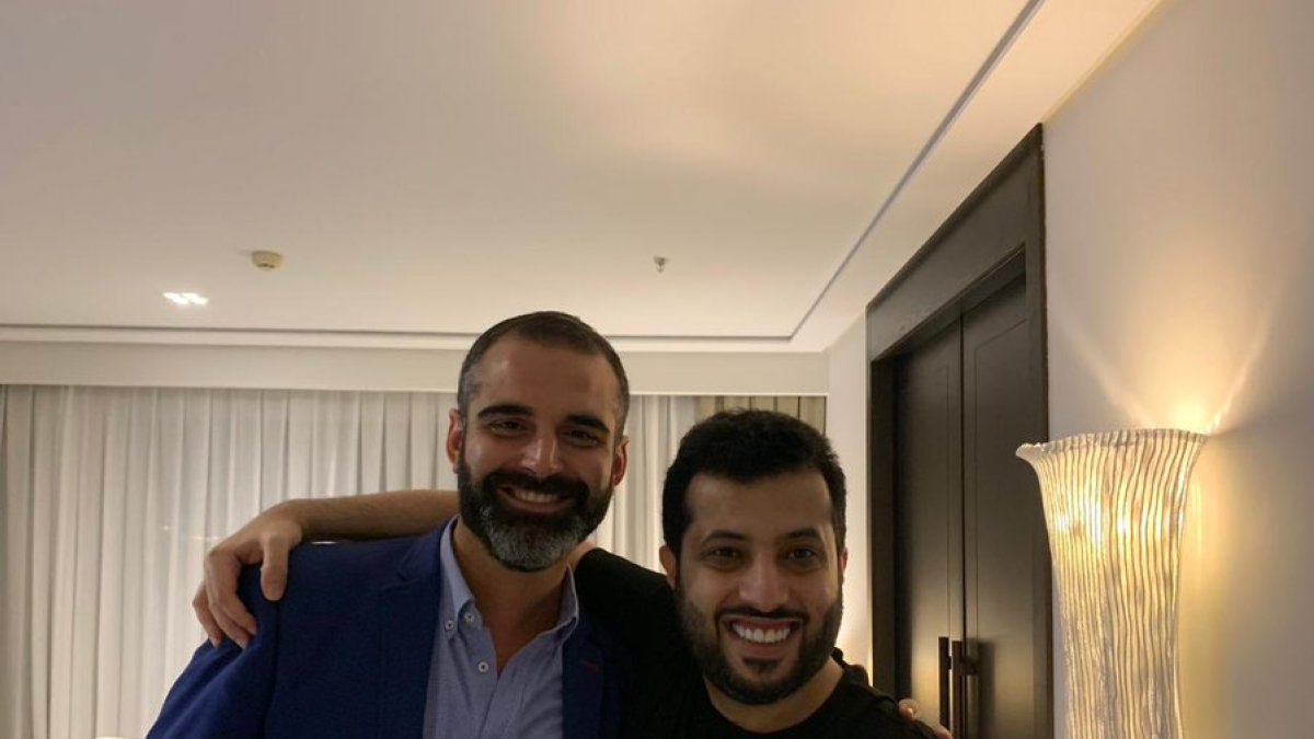 Ramón Fernández-Pacheco tras la reunión con Turki Al-Sheikh.