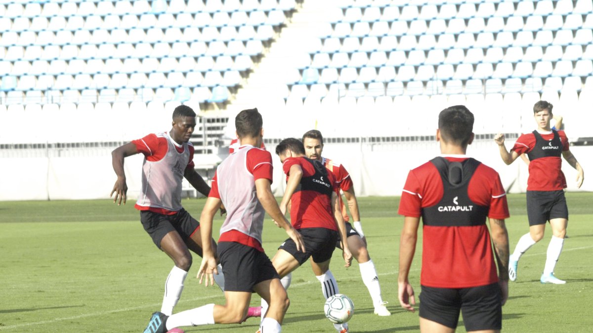 Mucho ritmo en el penúltimo entrenamiento de la semana.