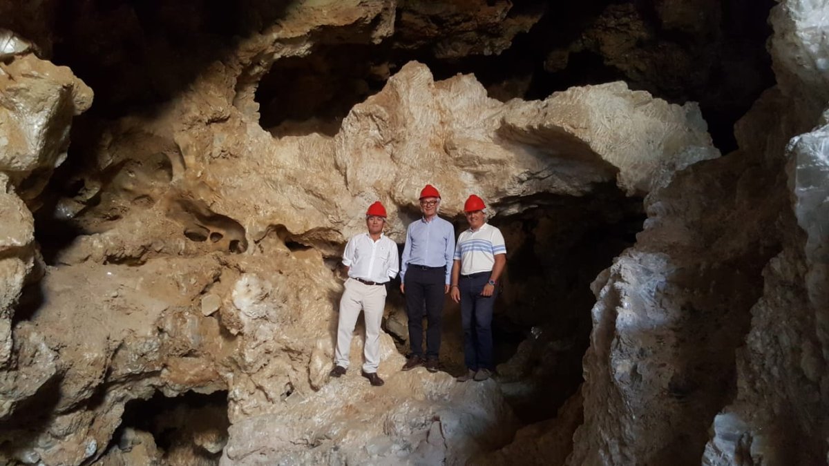 La mina romana de Arboleas está siendo objeto de trabajos para convertirla en un museo.