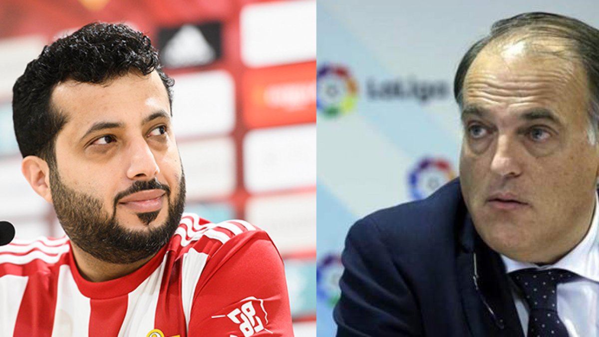 Turki Al-Skeikh y Javier Tebas se han reunido este domingo en Almerimar.