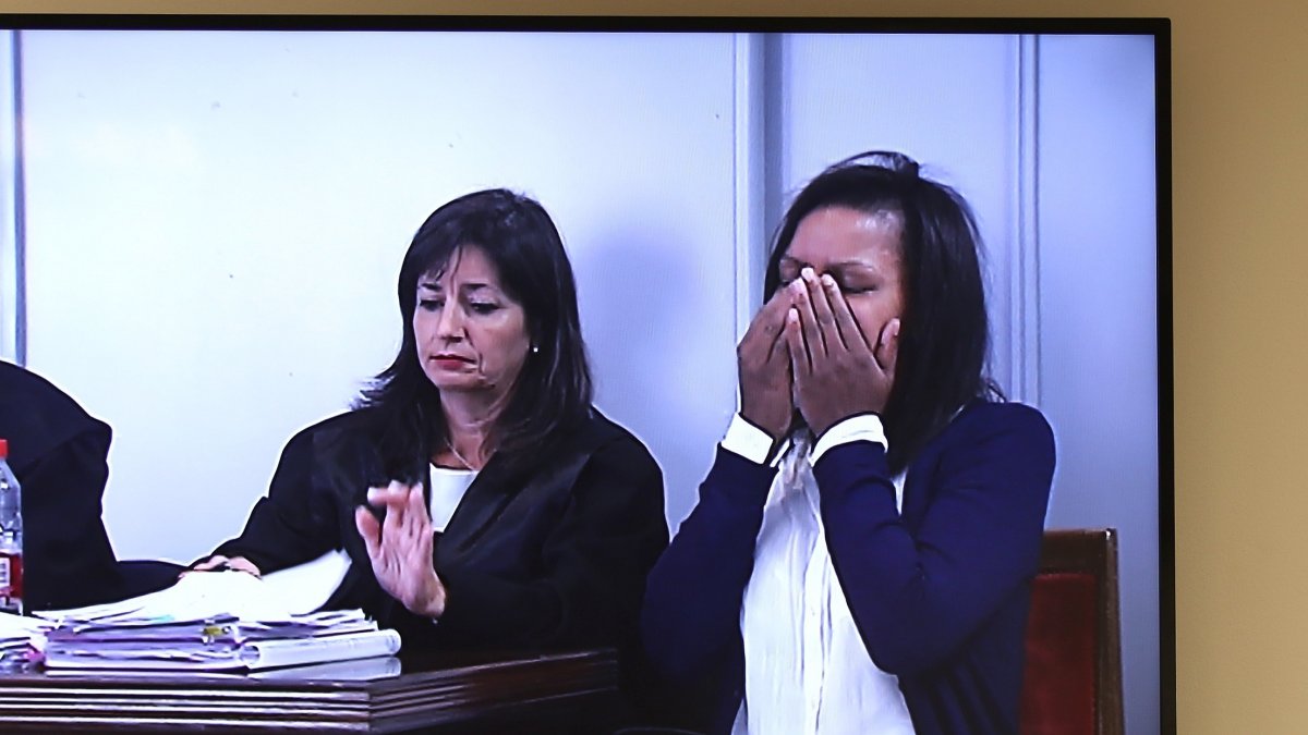 Ana Julia Quezada durante el juicio