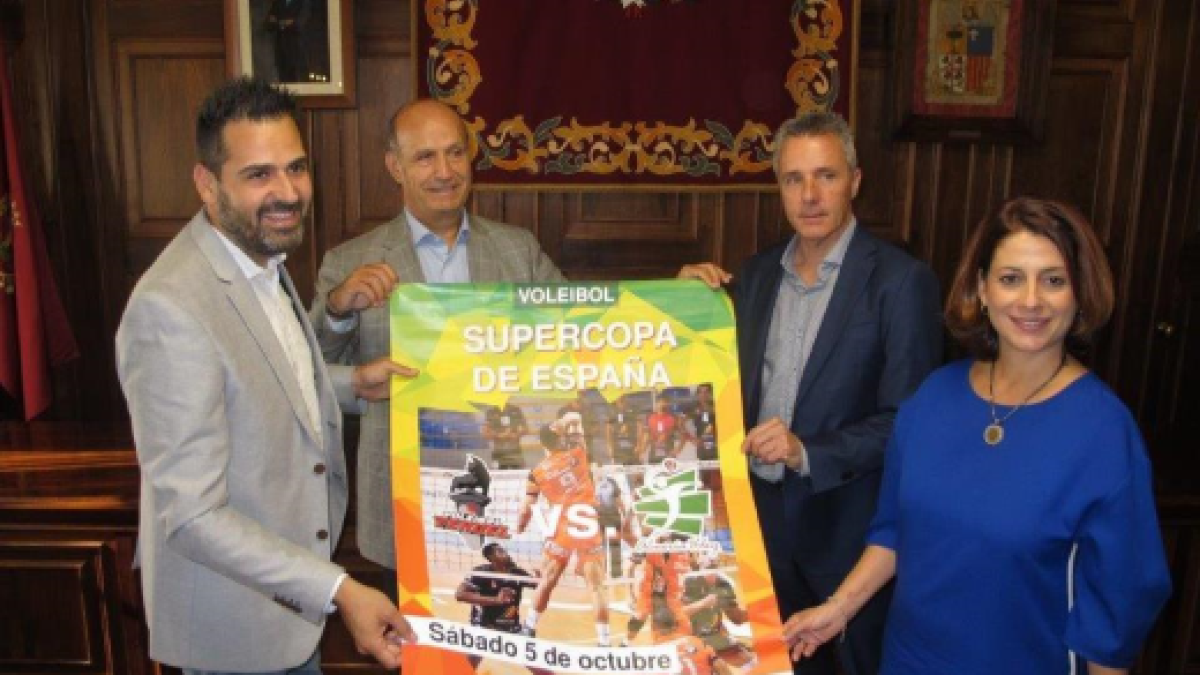 Presentación de la Supercopa de España.