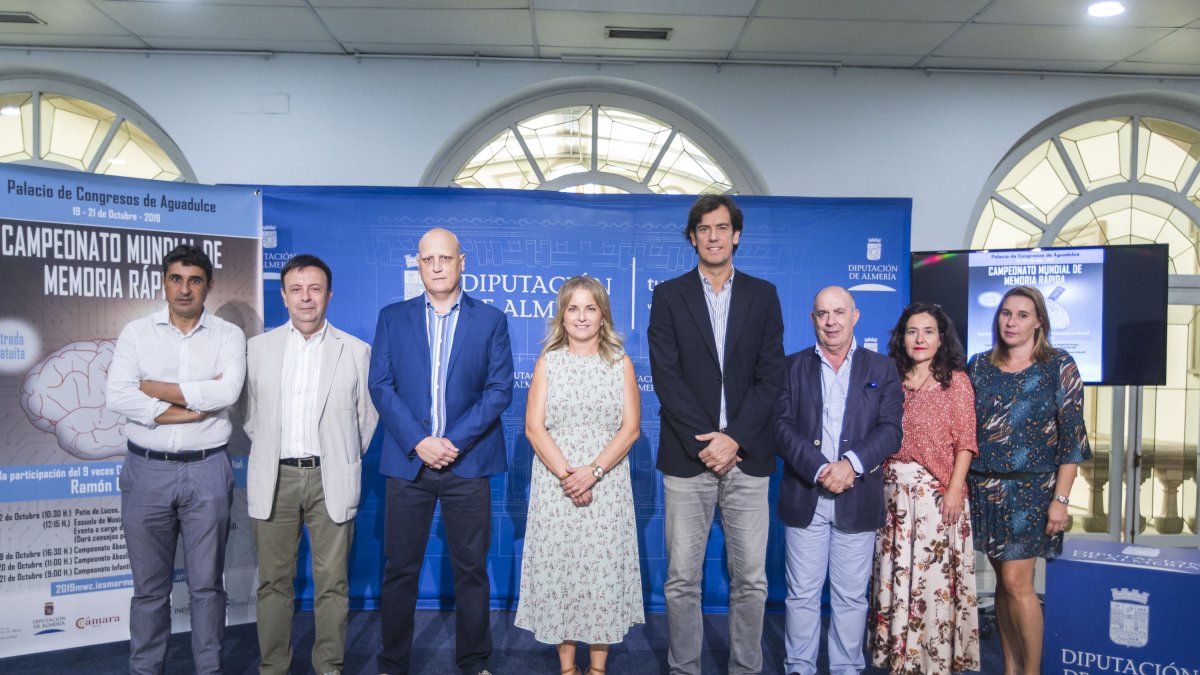 Presentación del Campeonato Mundial de Memoria Rápida.