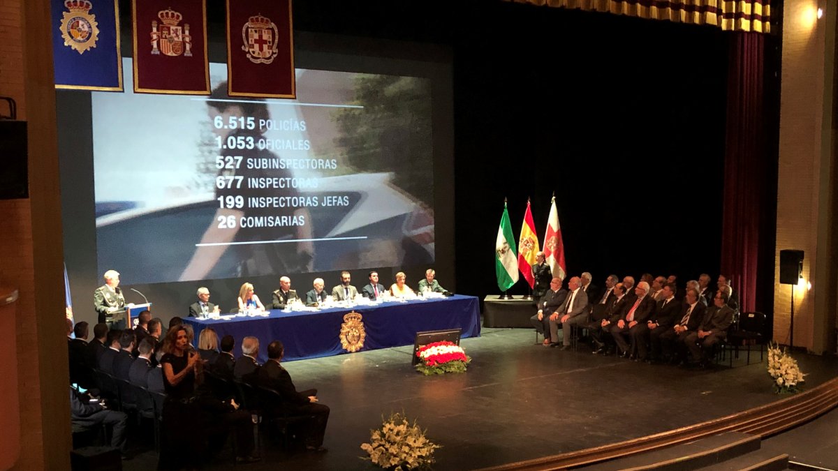 Acto central del Día de la Policía Nacional en Almería