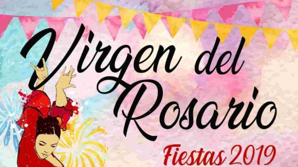 Cartel de las fiestas a la Virgen del Rosario 2019