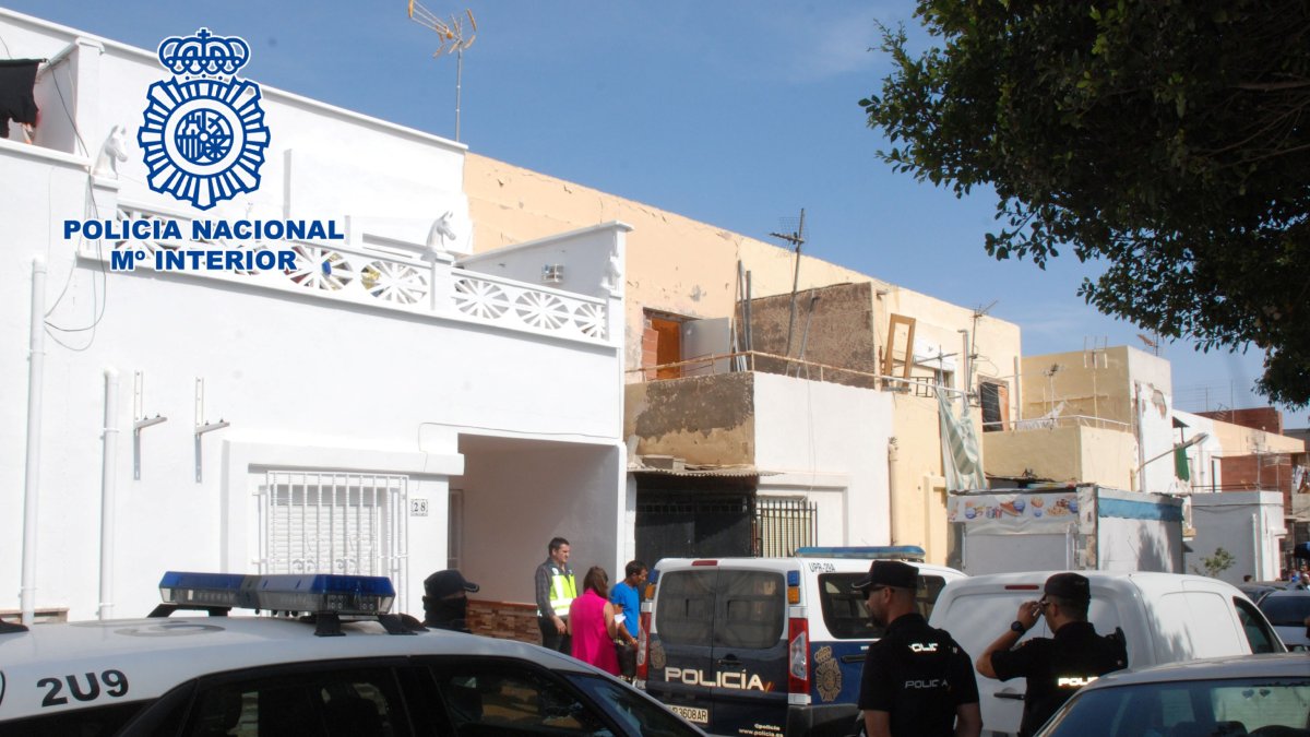 Imagen de la detención, en su domicilio, de J.S.S.