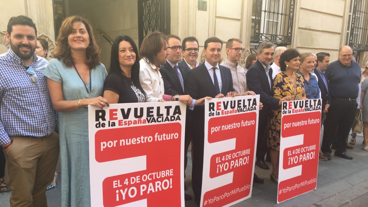 Paro en la Diputación.