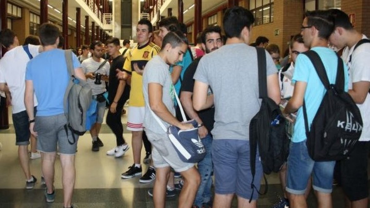 Estudiantes almerienses en una imagen de archivo.