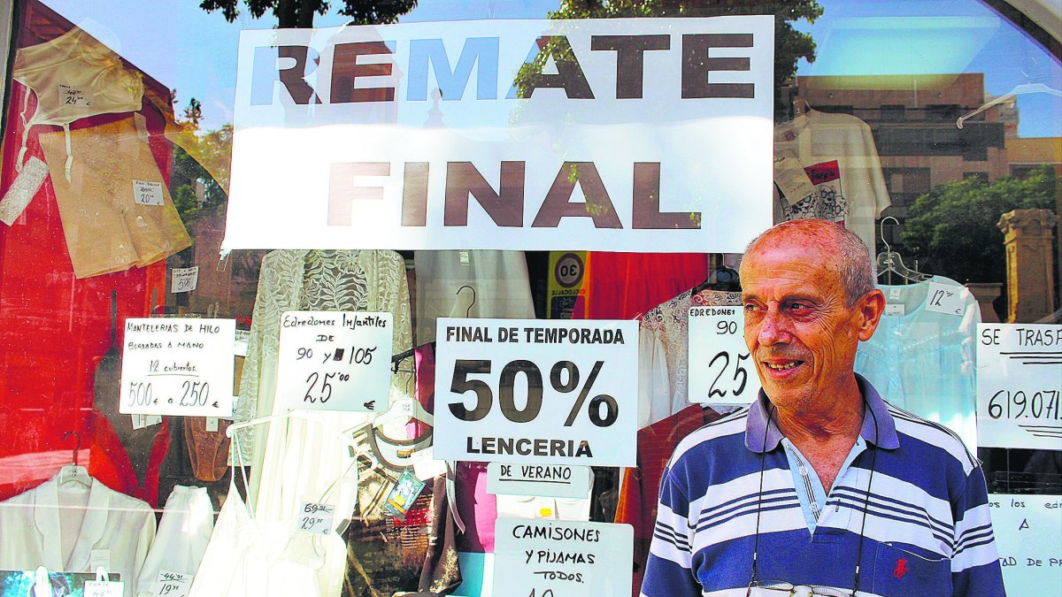 Dante es la última tienda en cerrar.