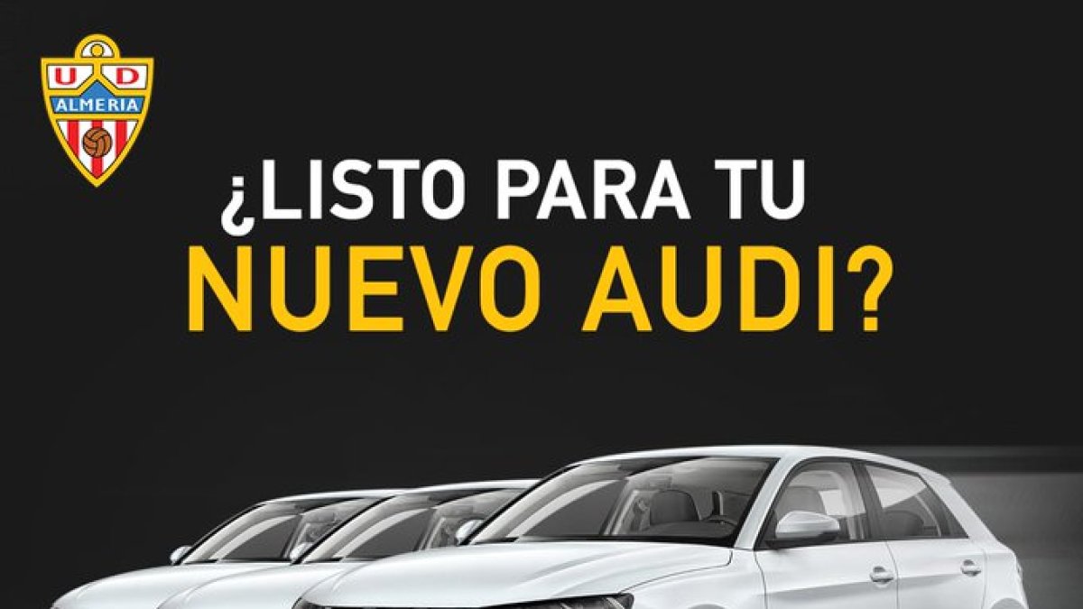 Los tres audis A1 que se sorterán el sábado ante el Lugo.