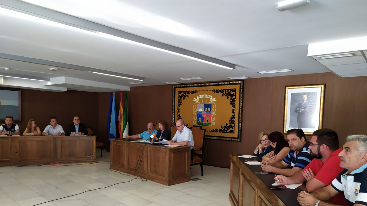 Pleno para la adjudicación del agua celebrado este miércoles.