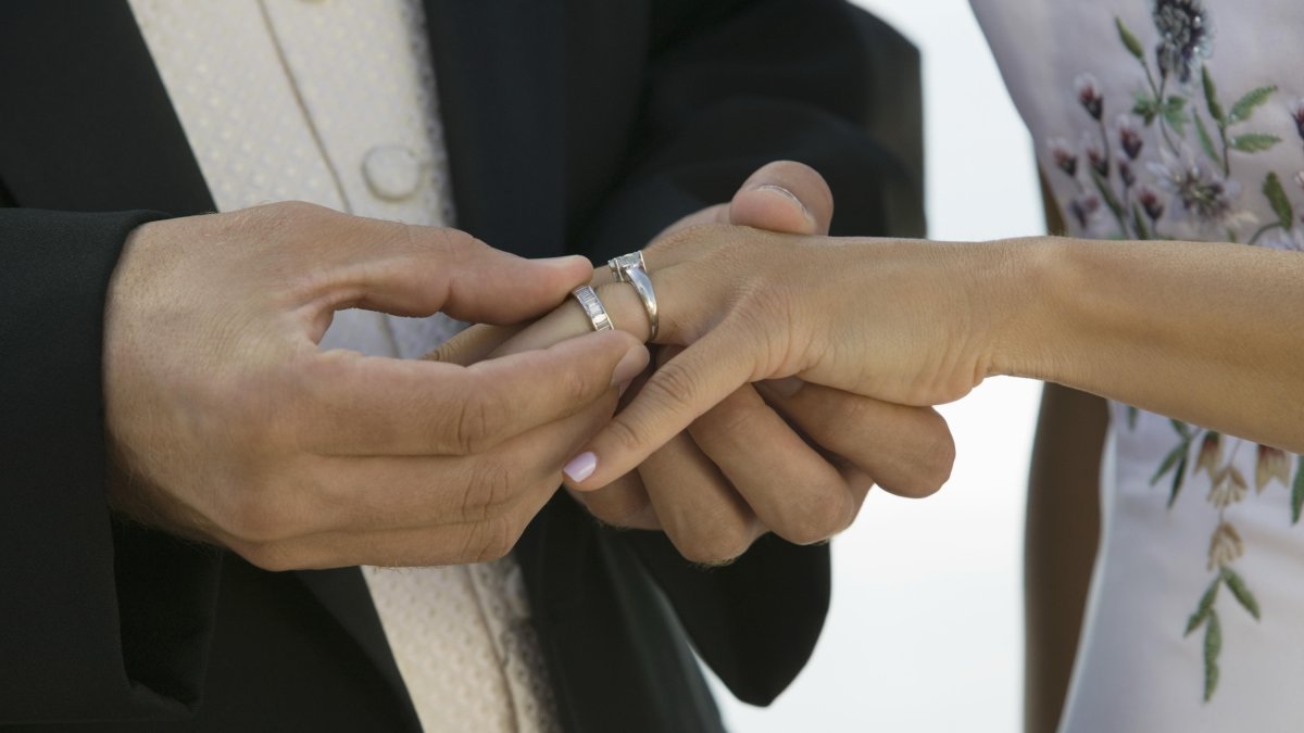 Imagen de archivo de una boda.