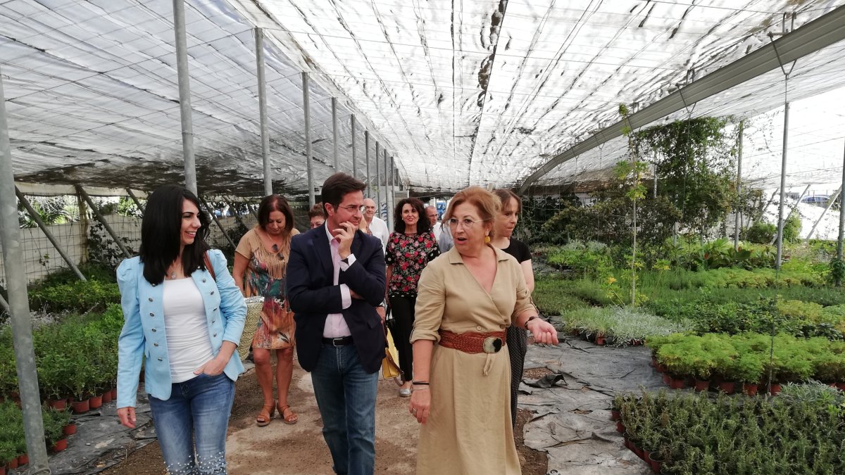 Visita al Vivero Municipal del centro ocupacional.