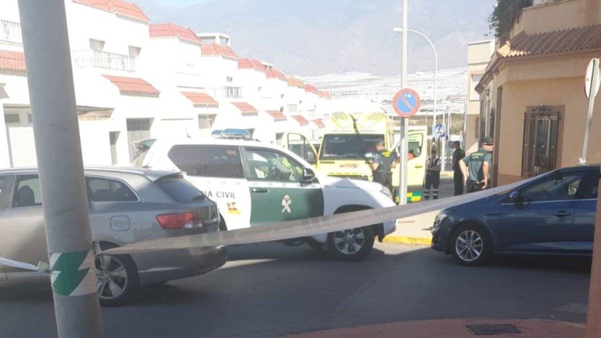 Imagen del lugar donde se ha producido la detención en Las Norias.