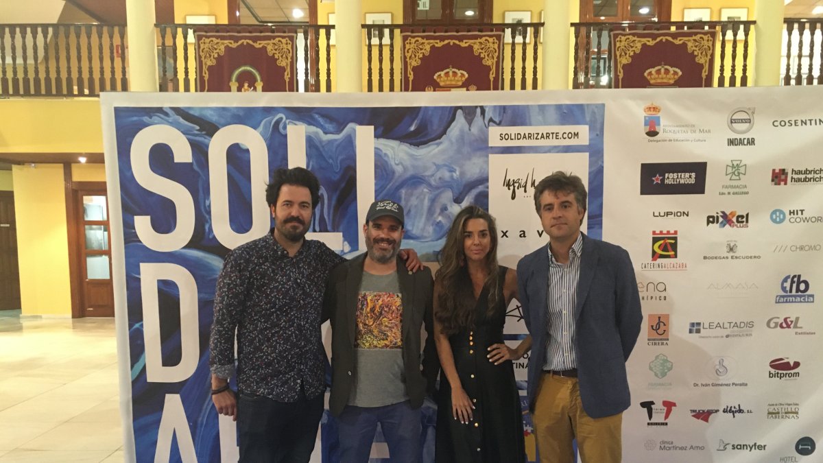 Javier Tortosa, Daniel Marín, Ingrid Haubrich y Pedro Jiménez.