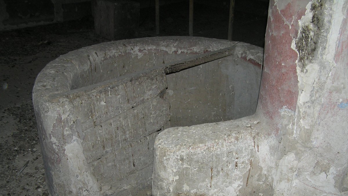 Escalera de caracol en la primera planta de la torre de la Catedral.