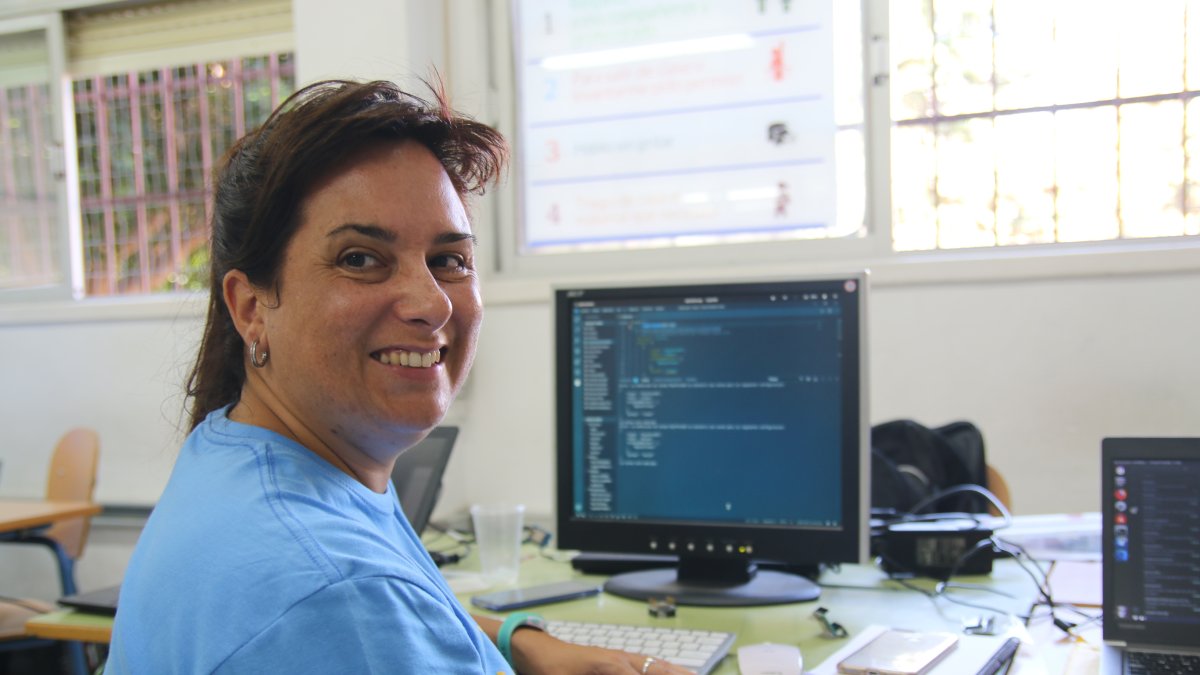 Laura Castelo, participando en la JamToday