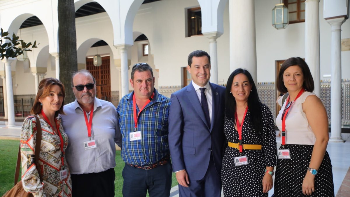 La alcaldesa de Tahal mantuvo reuniones con el presidente de la Junta.