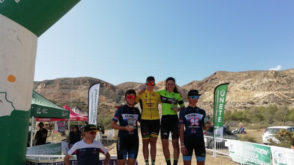 El podio de una gran carrera.