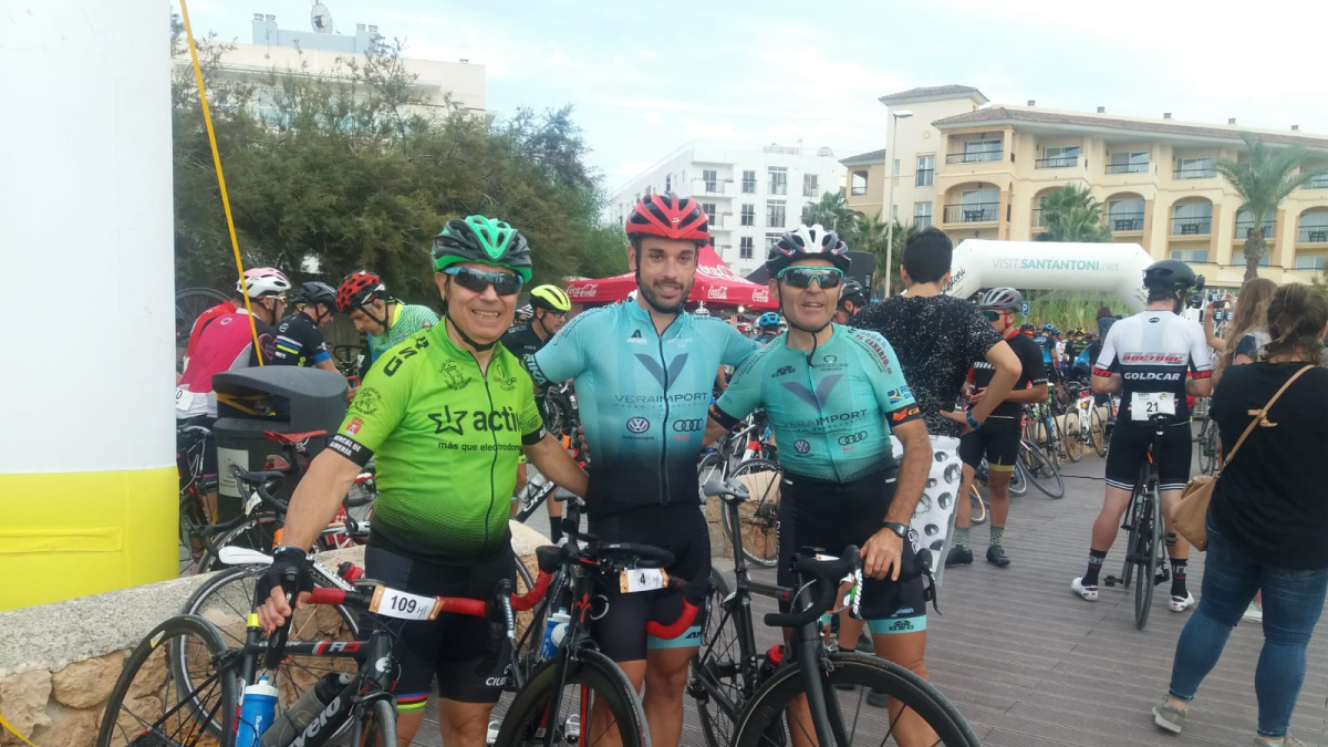 Sello almeriense en la Vuelta Ciclista a Ibiza.