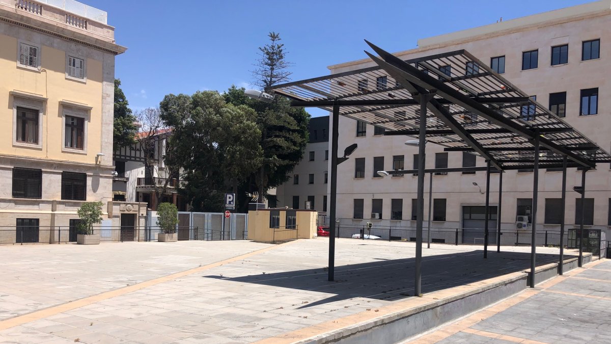 Plaza López Falcón que va a ser remodelada