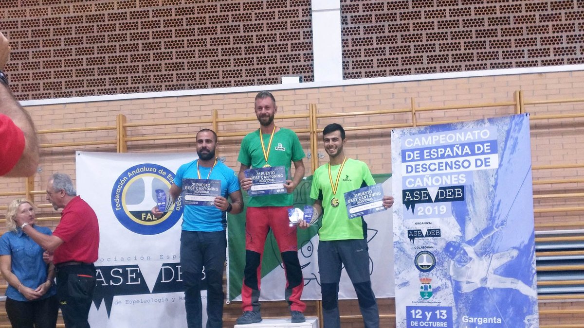 Podio con representación almeriense.