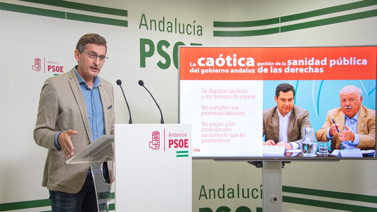 José Luis Sánchez Teruel, en la rueda de prensa.