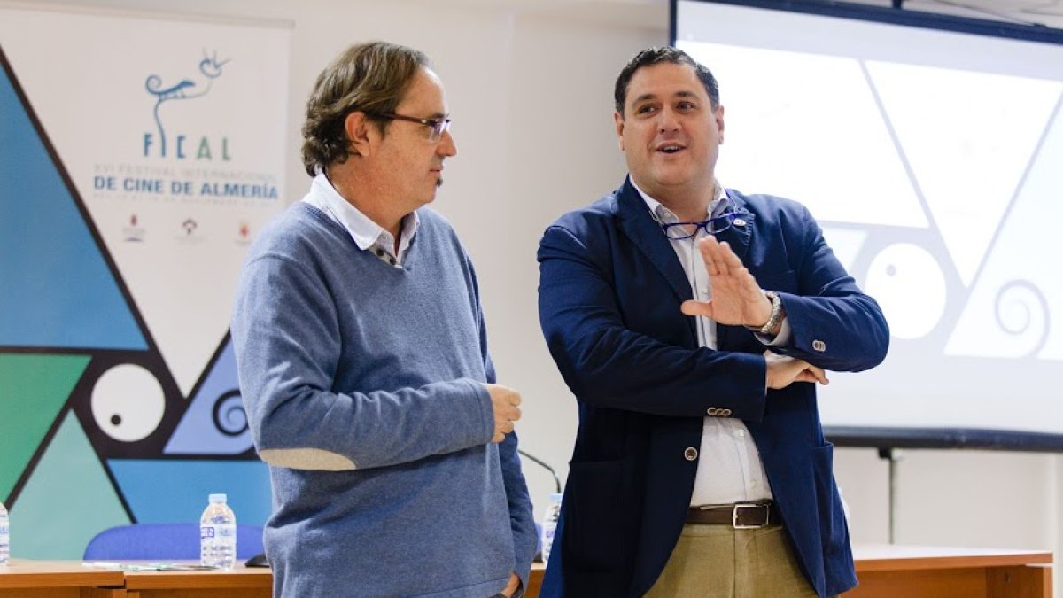 Paco Alonso (a la derecha), junto a Federico Utrera.