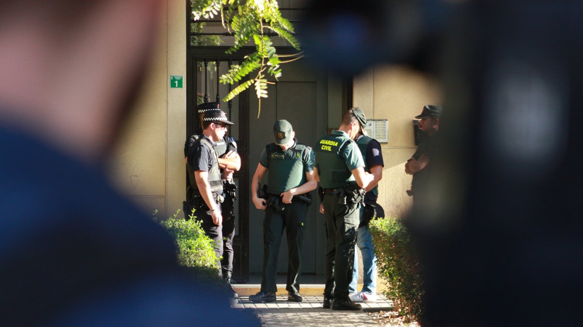 Lugar del crimen en Huércal de Almería