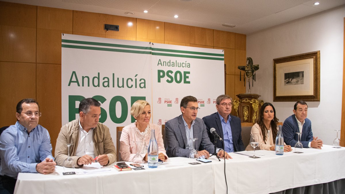 Candidatos del PSOE de Almería.