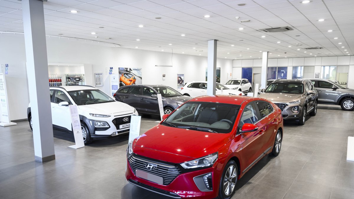 El Ioniq Eléctrico en las instalaciones de Hyundai Almerialva.